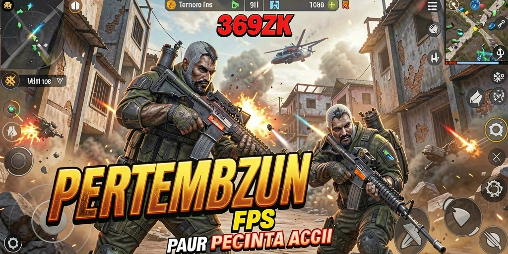 Screenshot gameplay <strong>369ZK</strong> menampilkan aksi pertempuran yang mendebarkan.