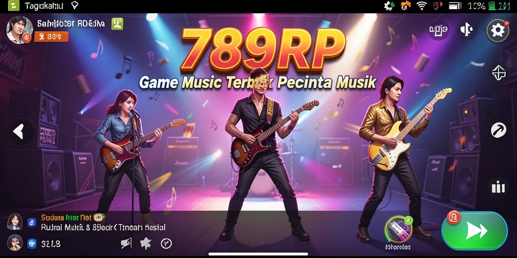 Tampilan gameplay <strong>789RP</strong> dengan berbagai genre musik yang menarik.