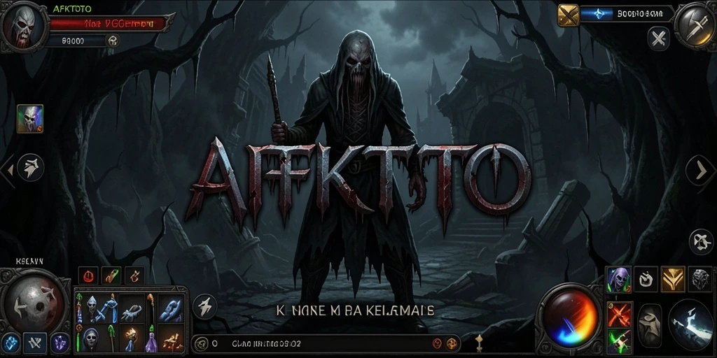Screenshot utama menunjukkan suasana mencekam dari AFKTOTO.