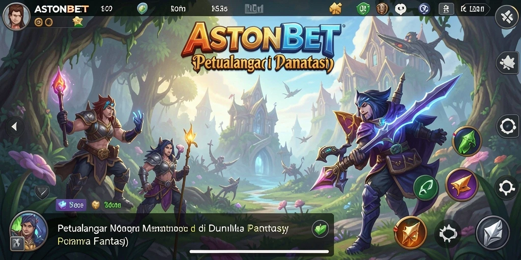 Tampilan gameplay seru saat menjelajahi dunia ASTONBET.