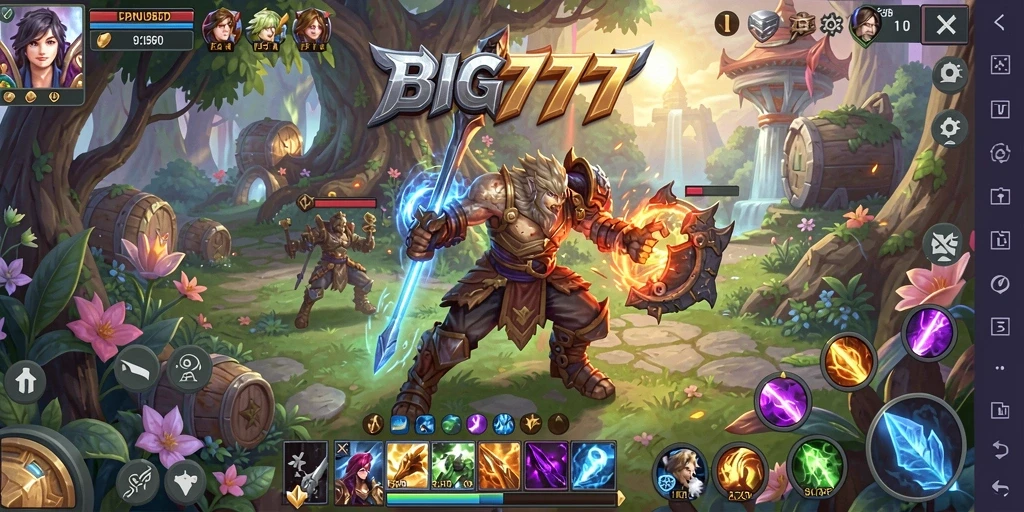 Screenshot gameplay BIG777 menampilkan aksi seru dalam petualangan ARPG.