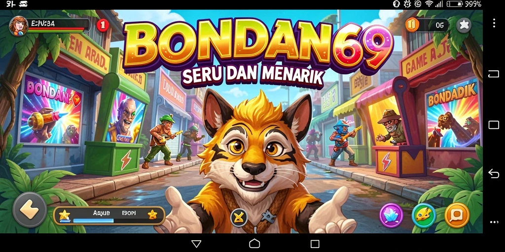 Screenshot utama gameplay seru BONDAN69 yang penuh aksi.