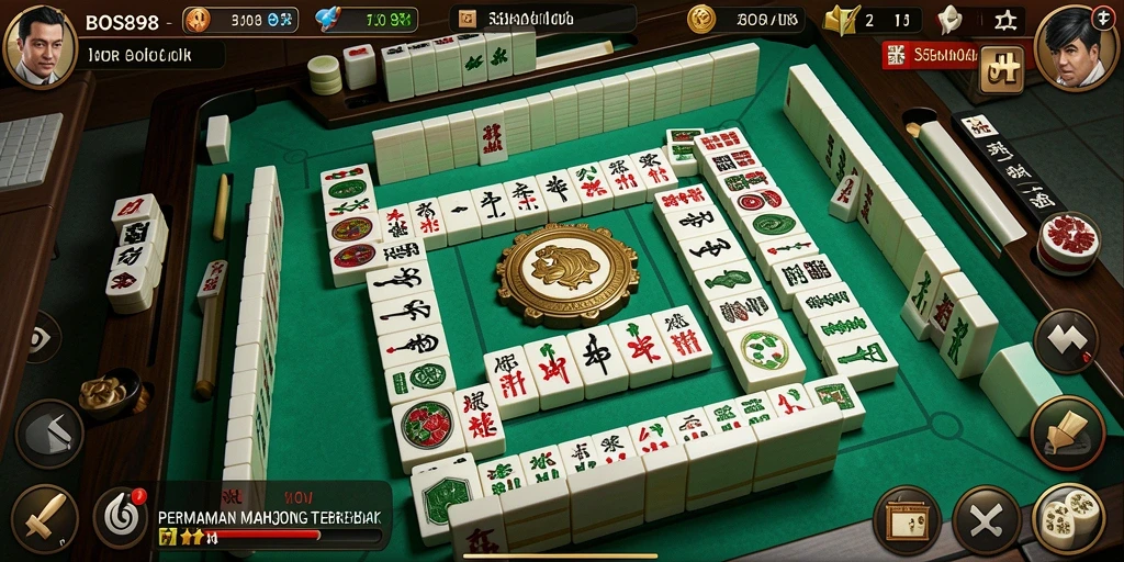 Tampilan gameplay seru dari BOS898 dalam permainan Mahjong.