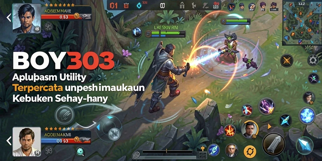 Tampilan antarmuka BOY303 yang mudah digunakan untuk keperluan Utility.