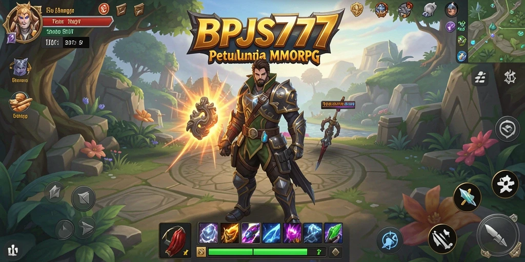 Screenshot gameplay BPJS777 menampilkan petualangan seru dalam dunia MMORPG.