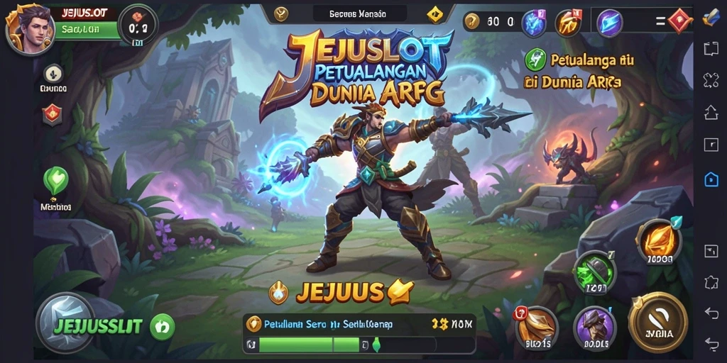 Tampilan gameplay yang mendebarkan di dunia ARPG JEJUSLOT.