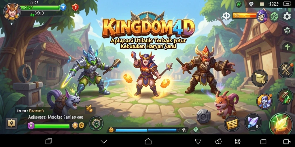 Tampilan utama KINGDOM4D dengan fitur-fitur utilitas yang efisien.