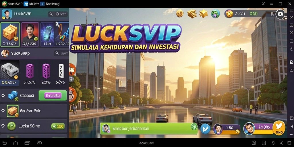Gameplay menarik simulasikan kehidupan investasi di LUCKSVIP.
