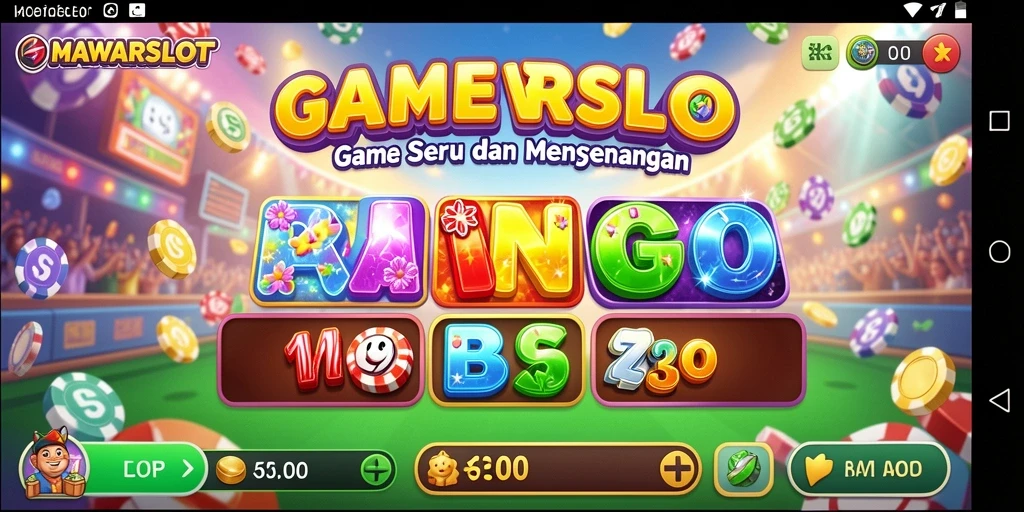 Gameplay Bingo yang mendebarkan dalam MAWARSLOT.