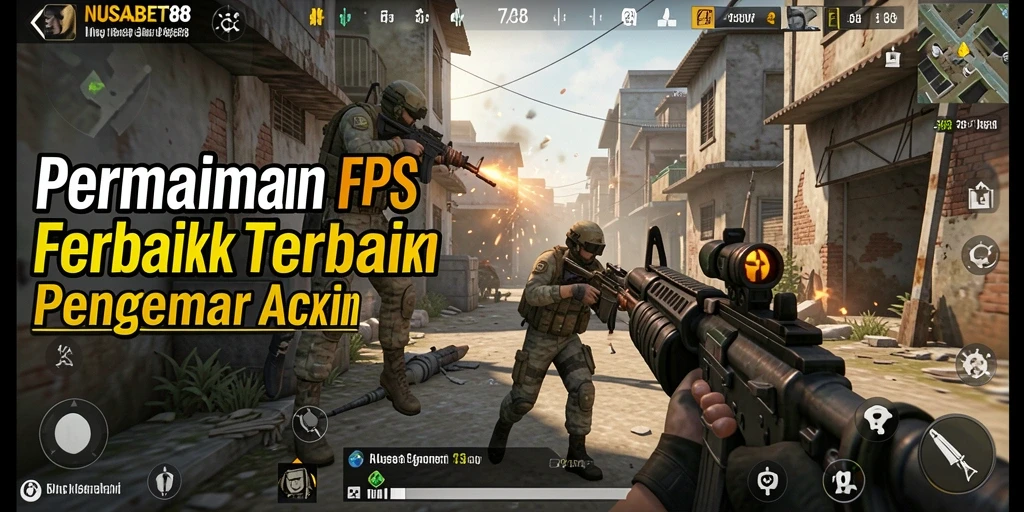 Tampilan gameplay NUSABET88 dengan aksi seru dan intens.