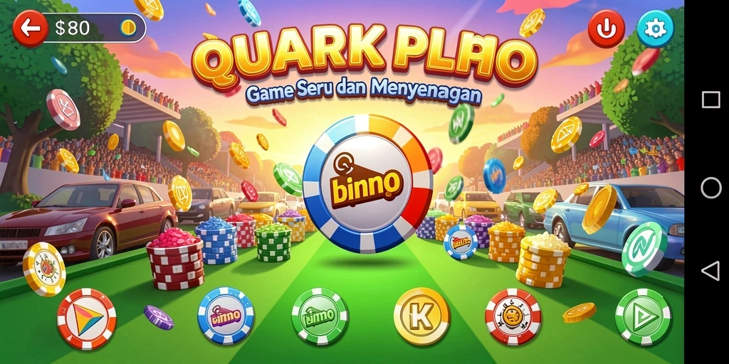 Tampilan gameplay seru dalam QUARKPLAY Bingo.