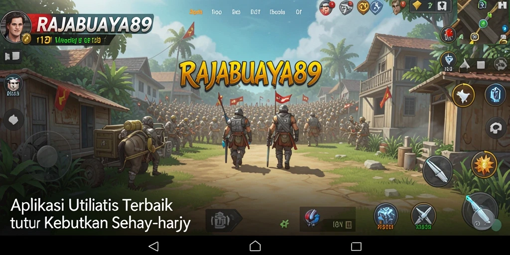 Tampilan antarmuka RAJABUAYA89 yang sederhana dan fungsional.