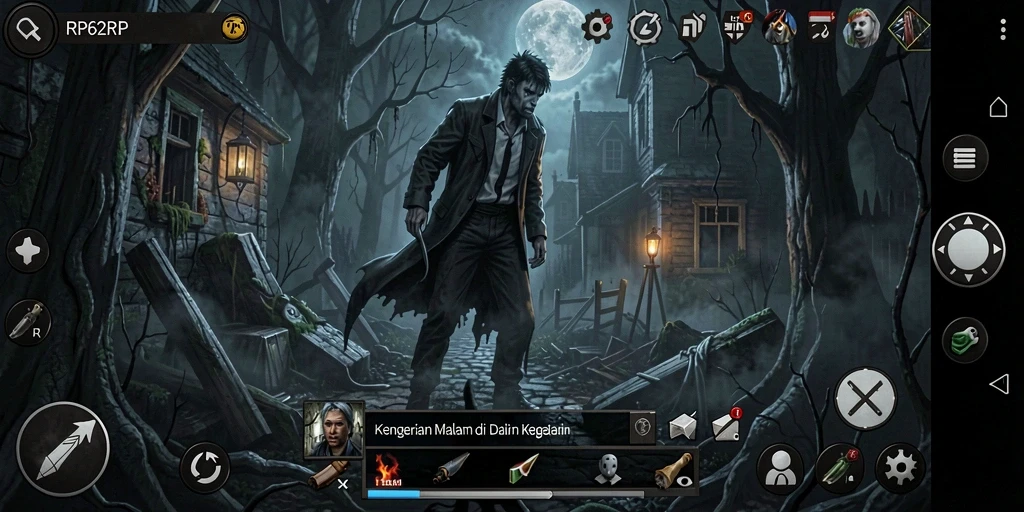 Gameplay menegangkan RP62RP yang penuh kengerian.