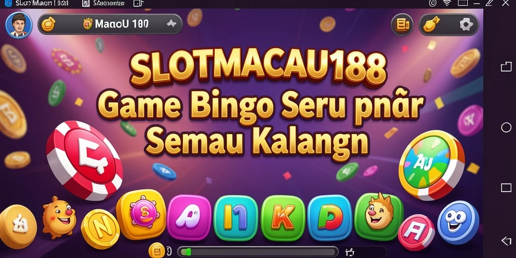 Tampilan menarik dari gameplay Bingo di SLOTMACAU188