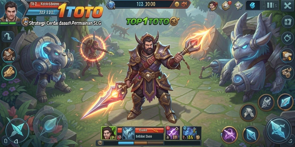 Tangkapan layar gameplay intens di TOP1TOTO dengan pertempuran strategi.