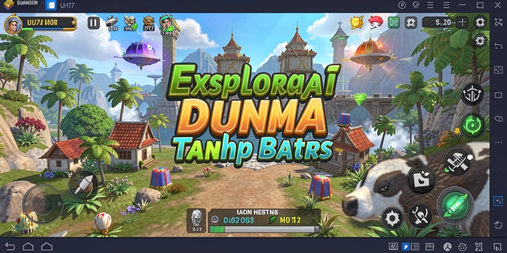 Tampilan gameplay UH77 yang penuh petualangan Open World.