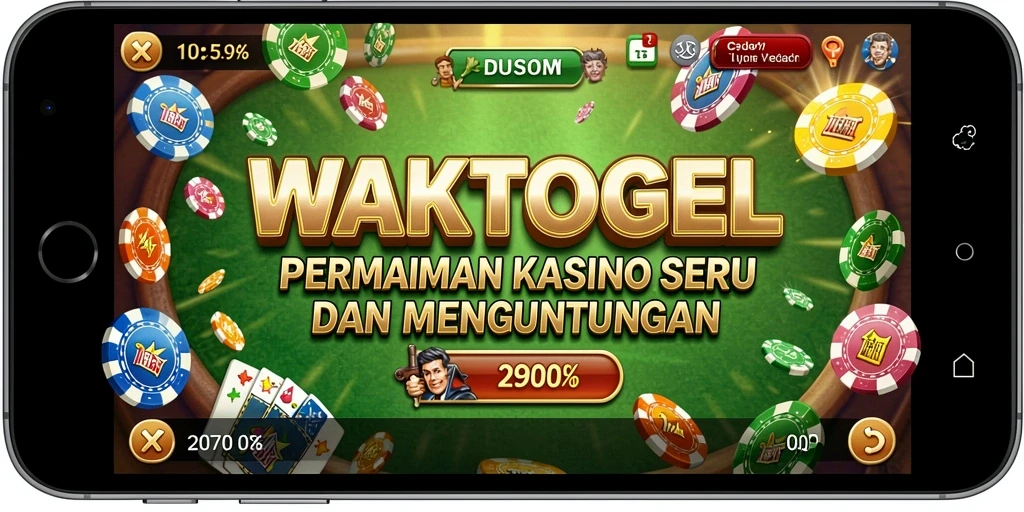 Tampilan gameplay menarik di WAKTOGEL dengan berbagai pilihan permainan kasino.