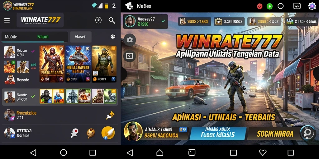 Tampilan aplikasi WINRATE777 yang menarik dan fungsional untuk analisis data.